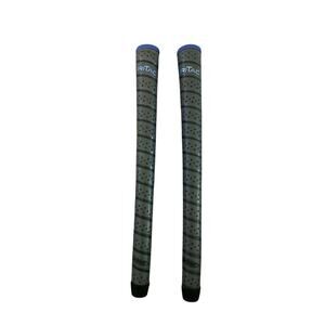 Set 2 NEW Winn Dri-Tac Midsize Golf Club Grips Replacements Gray Blue Black